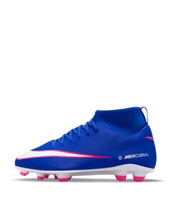 Jr Superfly 10 Club Fg/mg jongens voetbalschoenen blauw