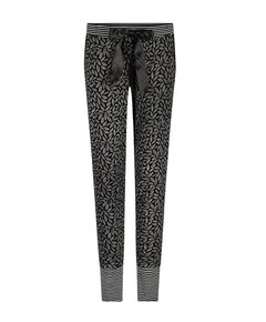 Dames pyjamabroek zwart