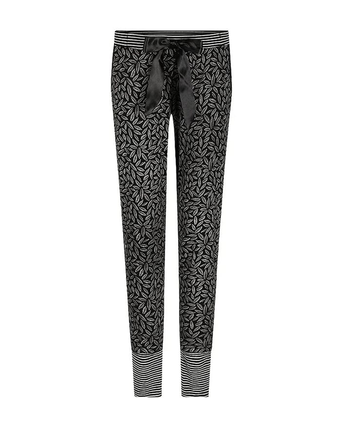 Dames pyjamabroek zwart