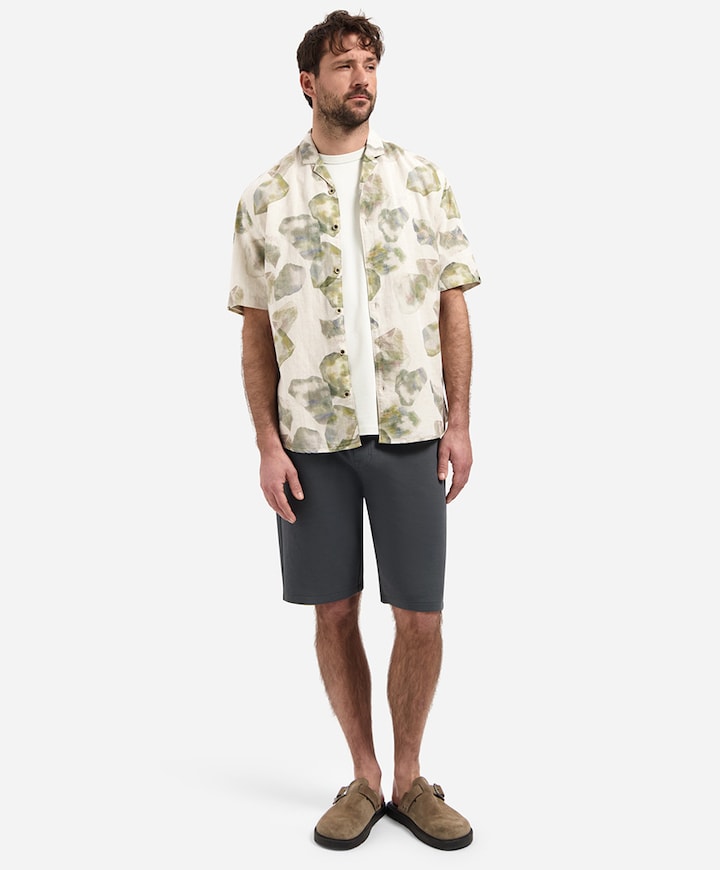 Short Jersey heren korte broek grijs