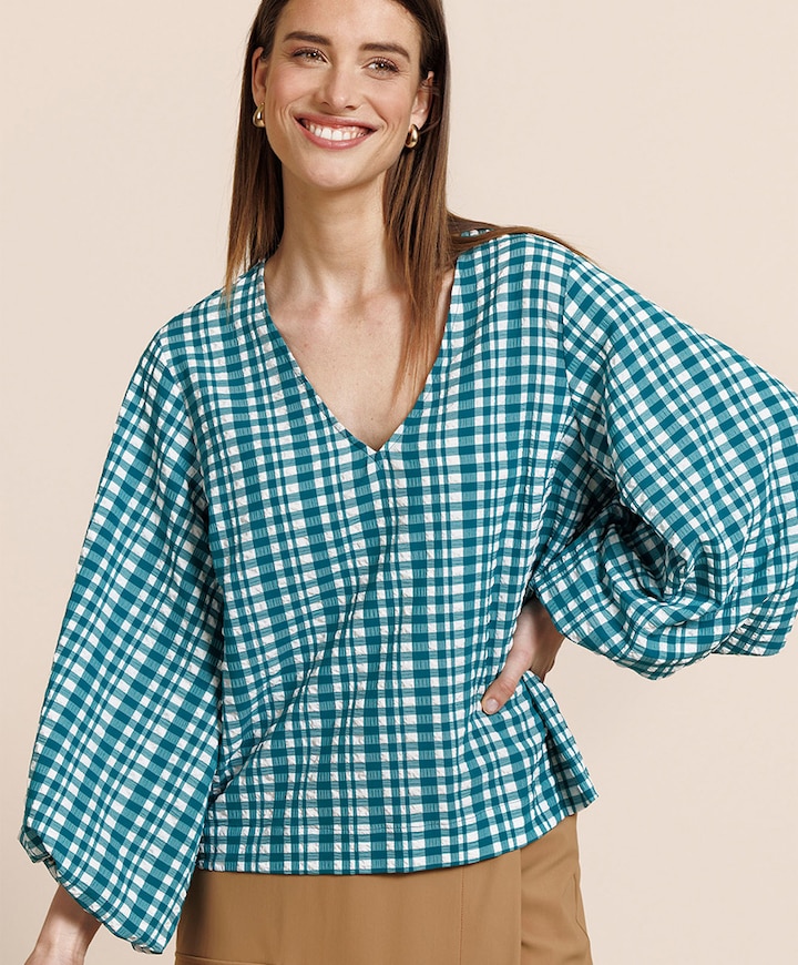 Dames blouse groen