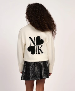 Meisjes sweater ecru