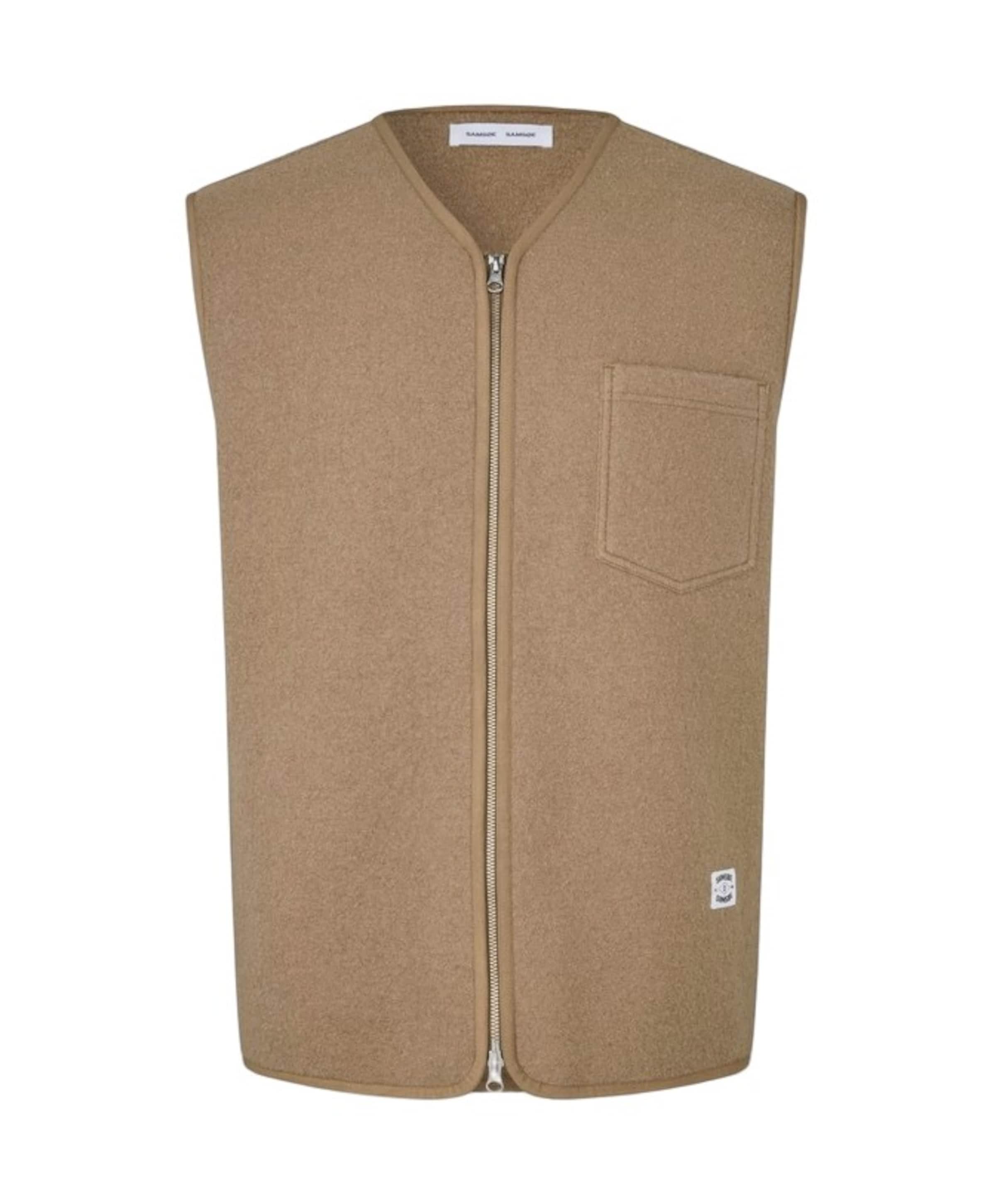 Heren bodywarmer beige