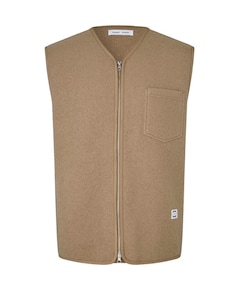 Heren bodywarmer beige
