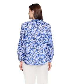 Dames blouse blauw