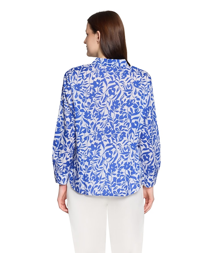 Dames blouse blauw
