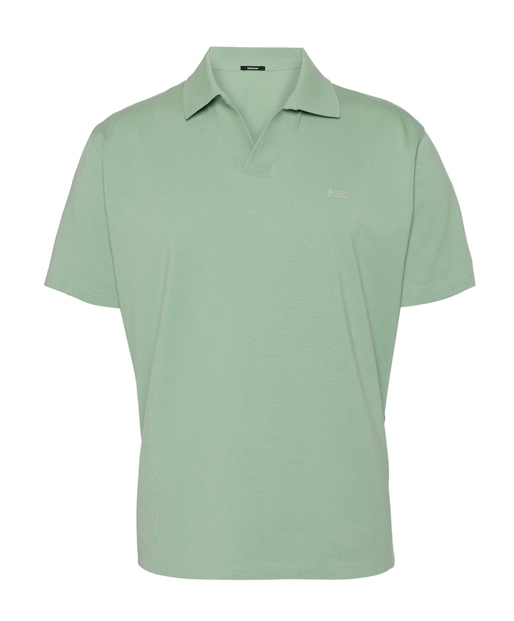 Heren polo groen