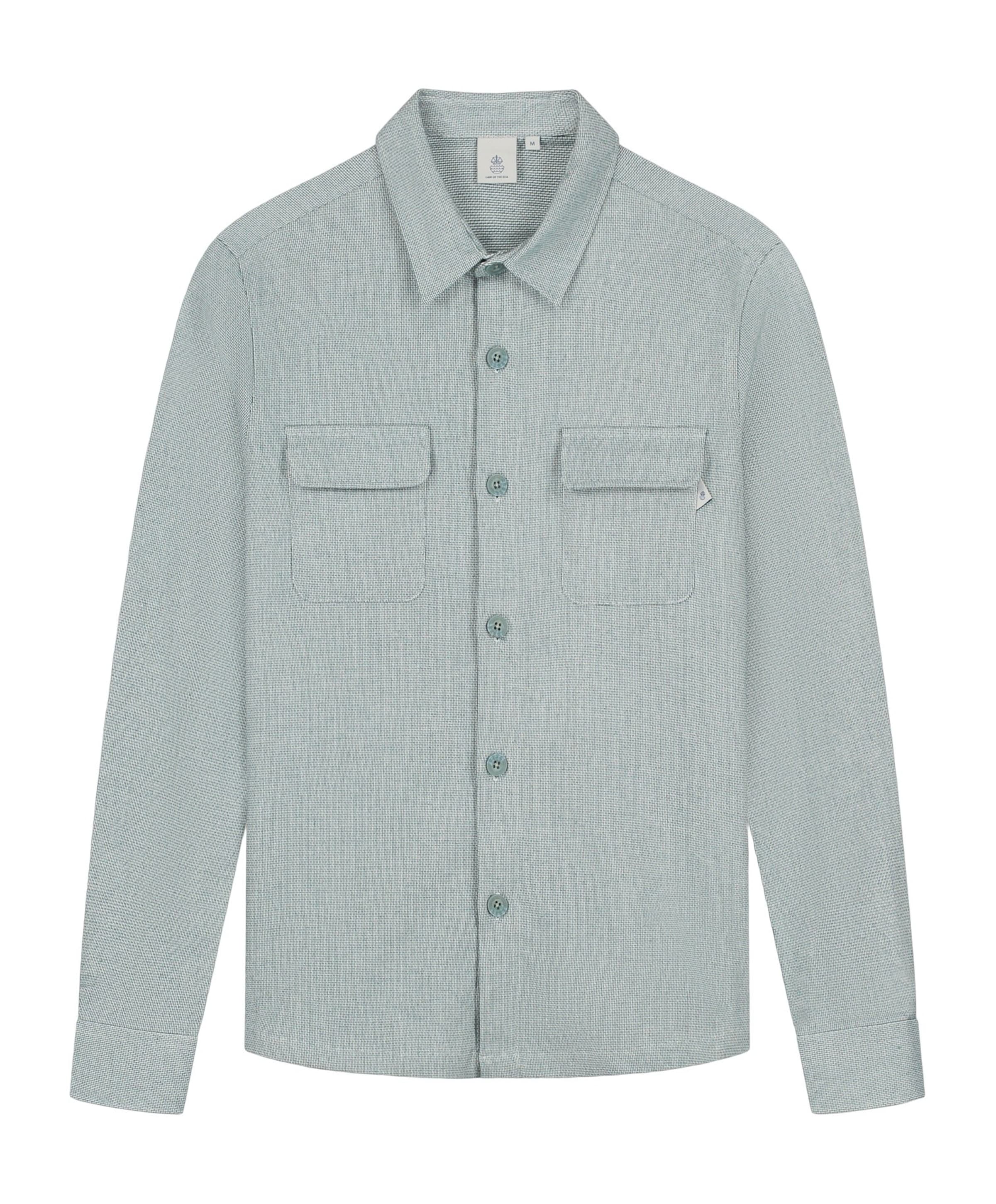 Heren overshirt groen