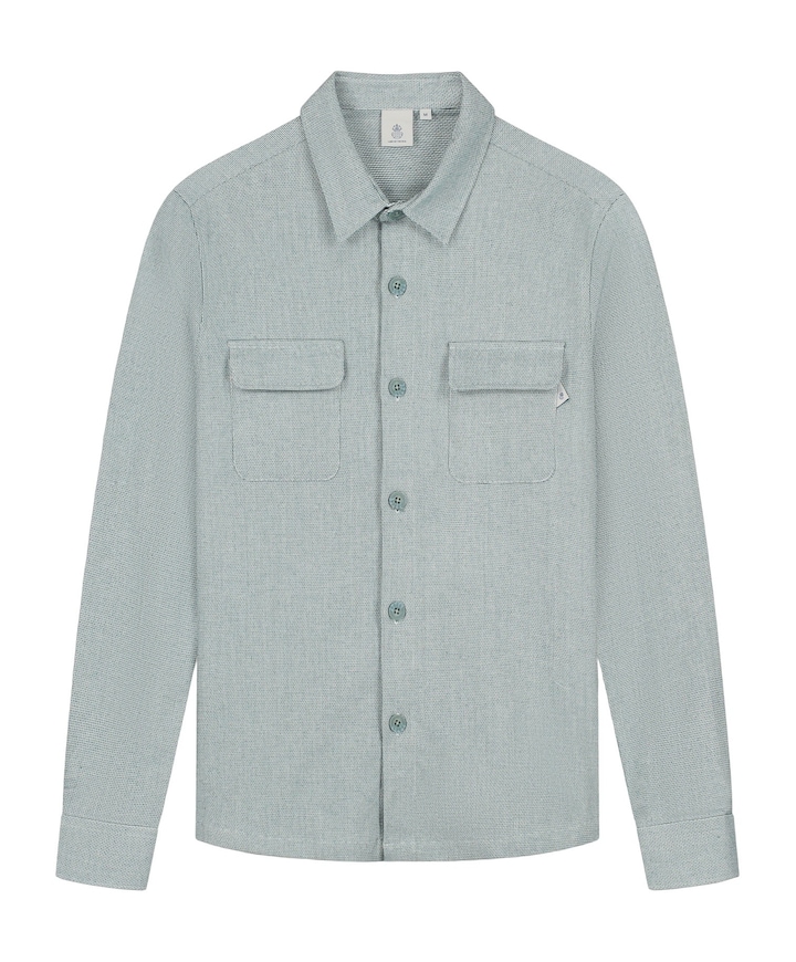 Heren overshirt groen