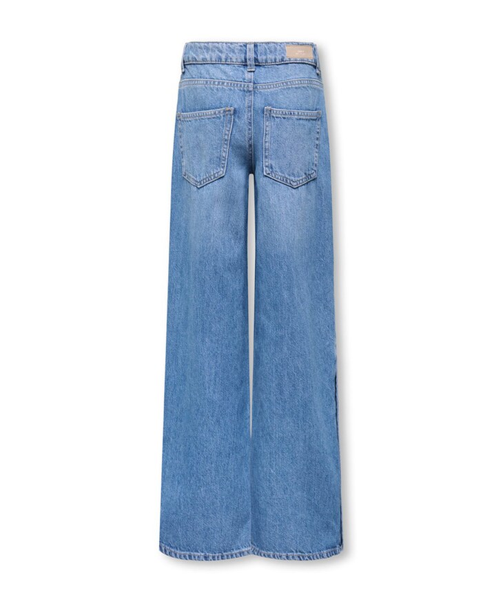 KOGHOPE HW WIDE BUTTON DNM PIM meisjes jeans blauw