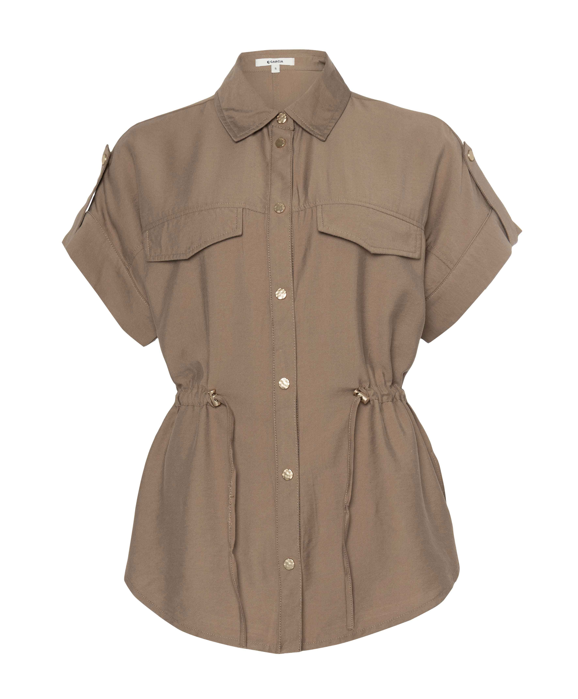 Dames blouse beige