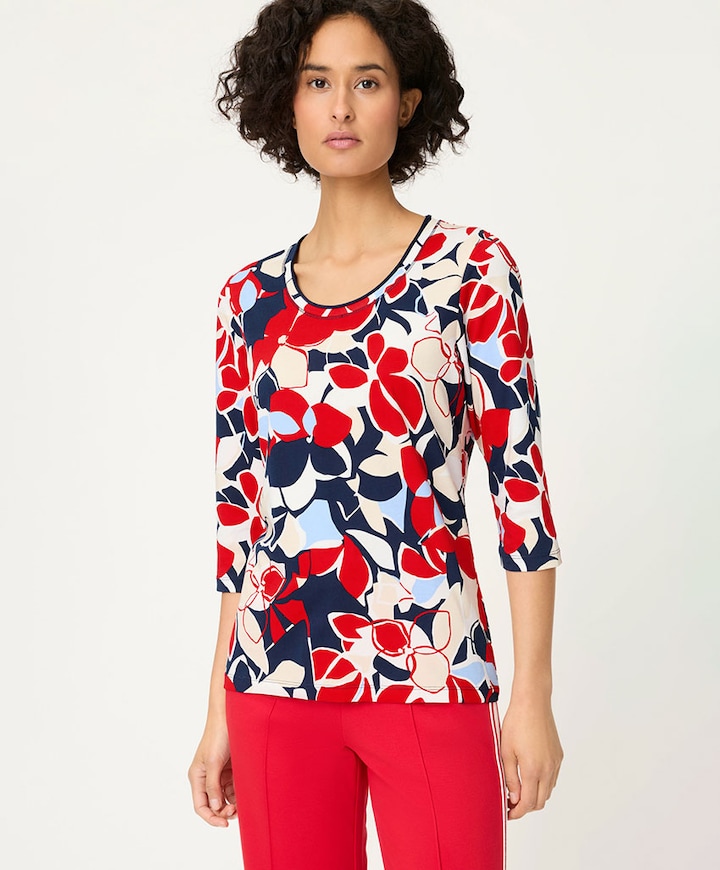 Dames longsleeve rood