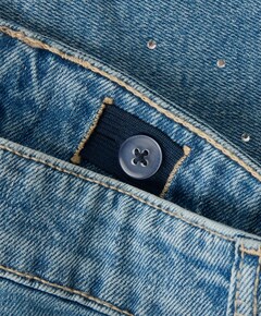 NKFROSE HW L DNM RHINE 2277- meisjes korte broek blauw