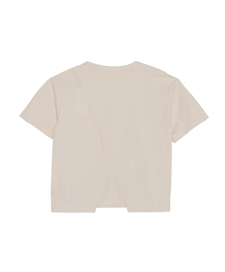 Meisjes t-shirt ecru