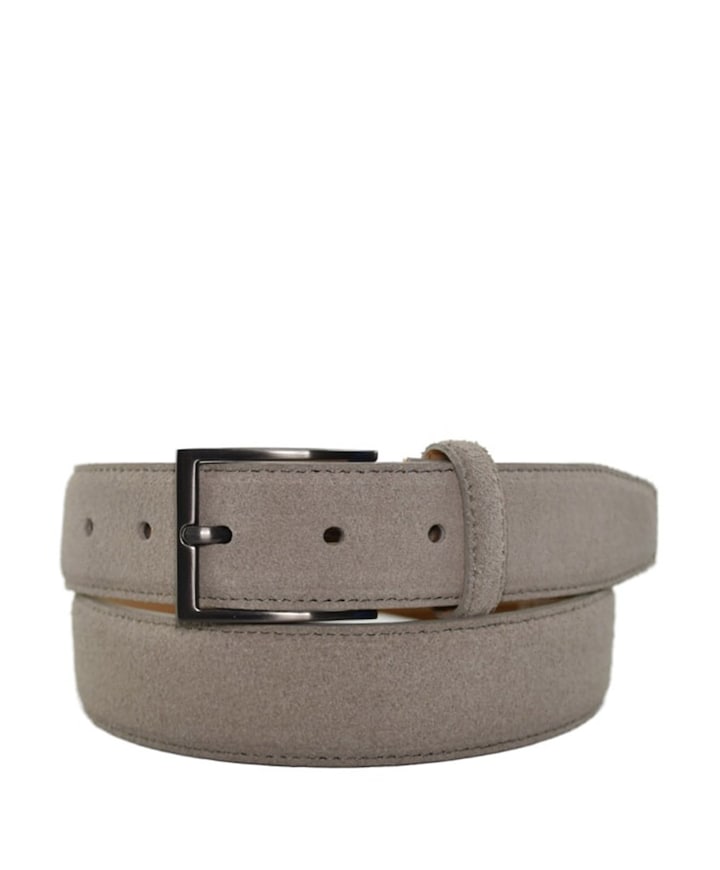Heren riem beige