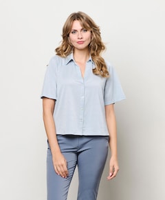 Dames blouse blauw