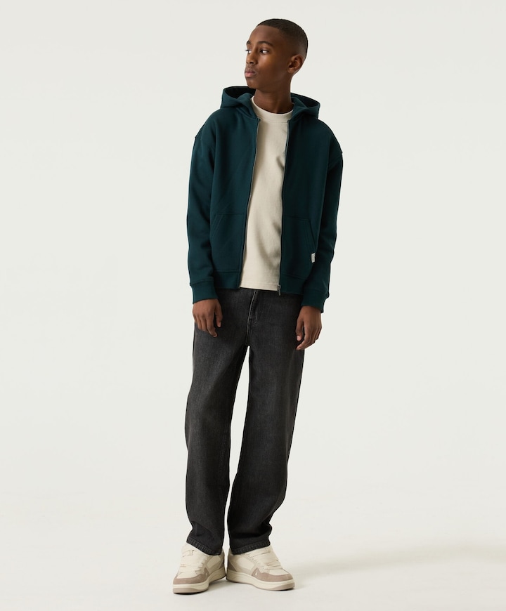 Jongens vest groen