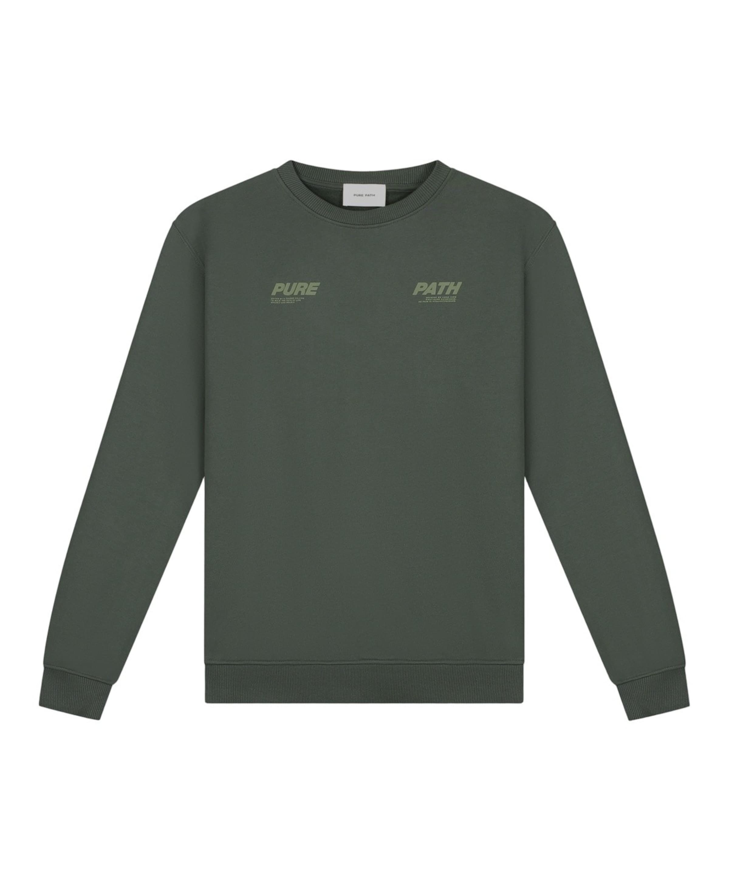 Heren sweater groen