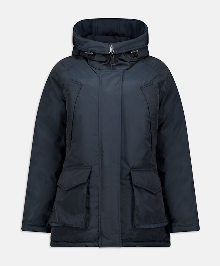 Dames omkeerbare jas grijs