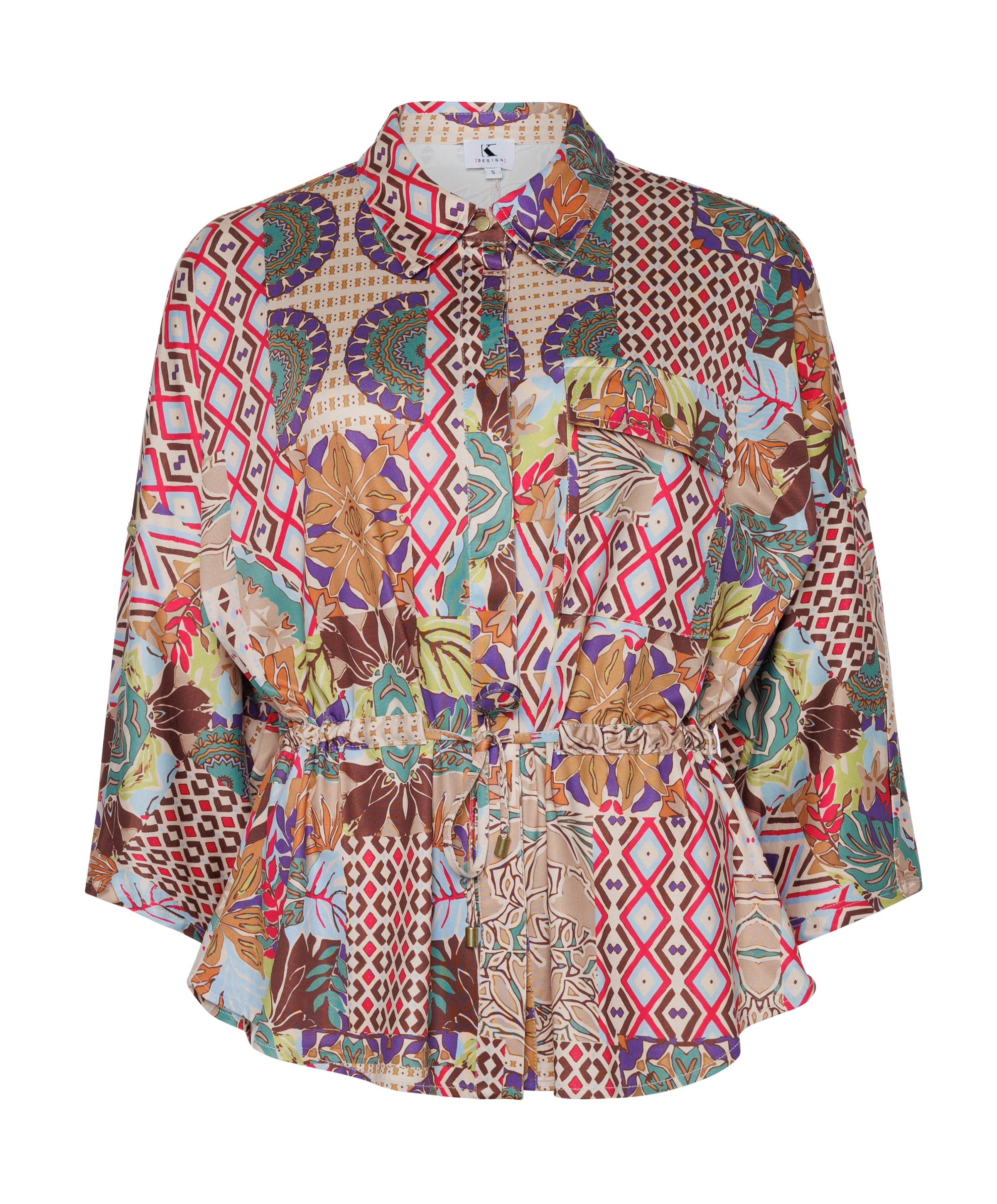 Dames blouse multicolor