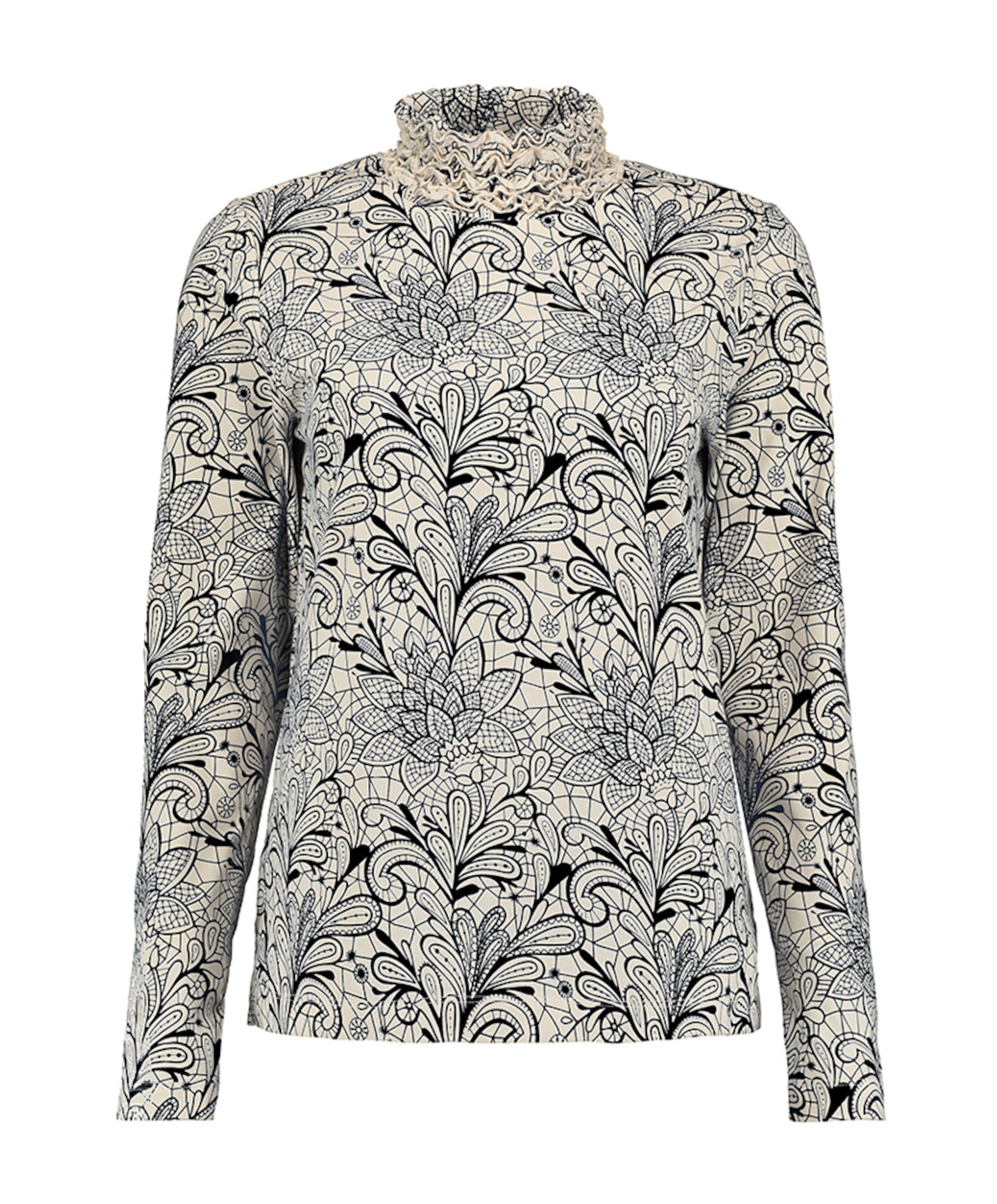 Dames longsleeve zwart