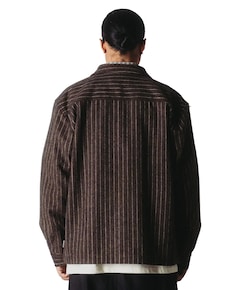Heren overshirt grijs