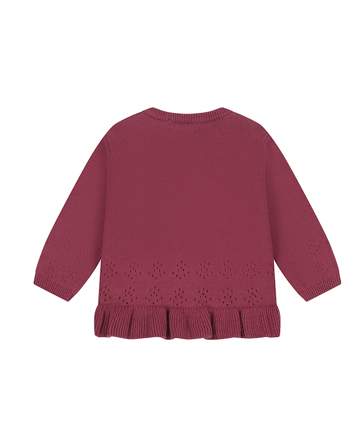 Meisjes trui bordeaux