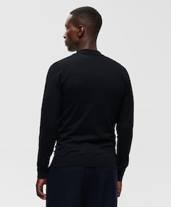 Heren polo zwart