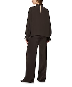 Dames blouse bruin
