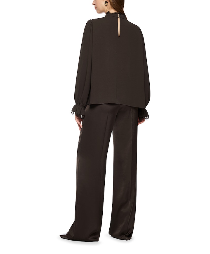 Dames blouse bruin