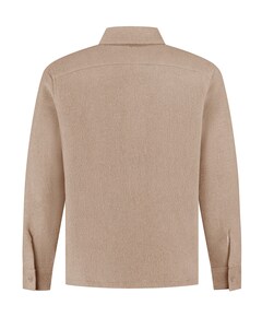 Heren overshirt beige