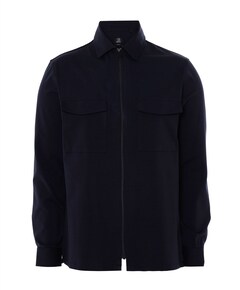 Heren overshirt blauw