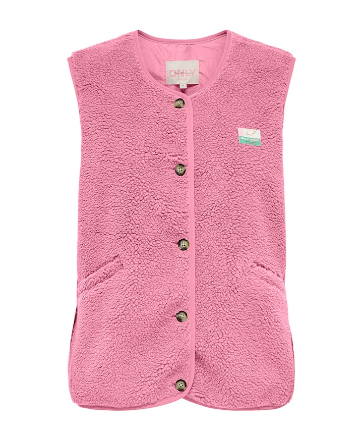 Meisjes gilet roze