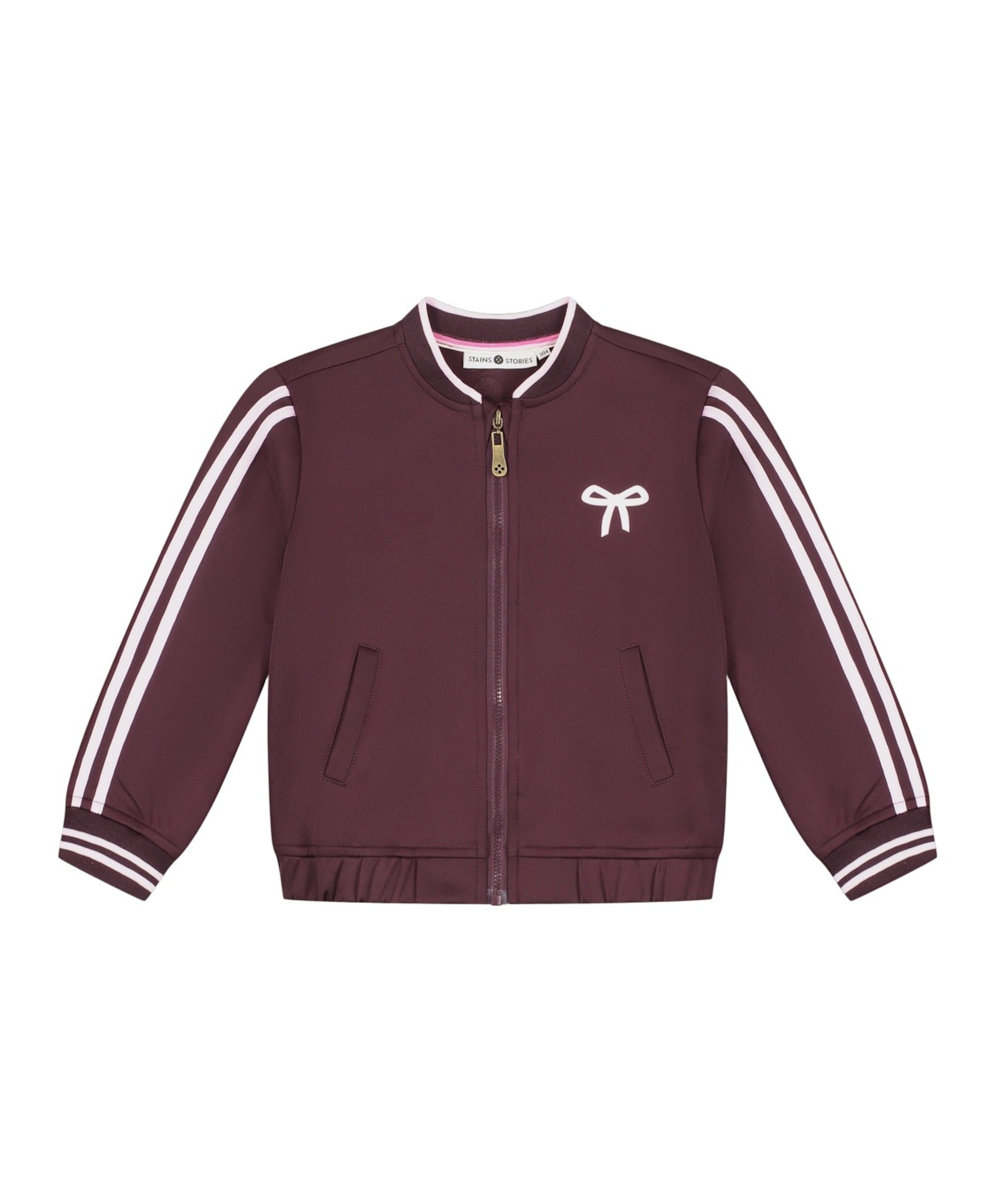 Meisjes vest bordeaux