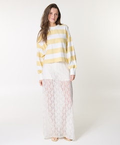 Dames longsleeve geel