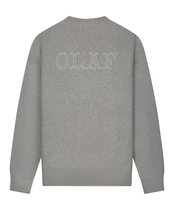 Heren sweater grijs