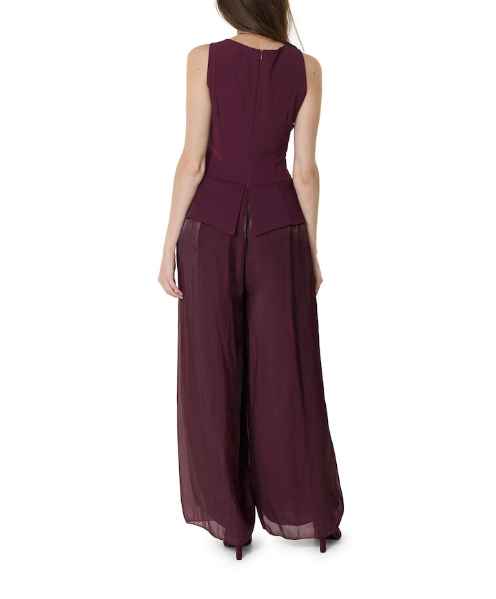 CFC 20458 dames jumpsuit bordeaux