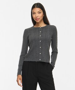 Dames vest grijs