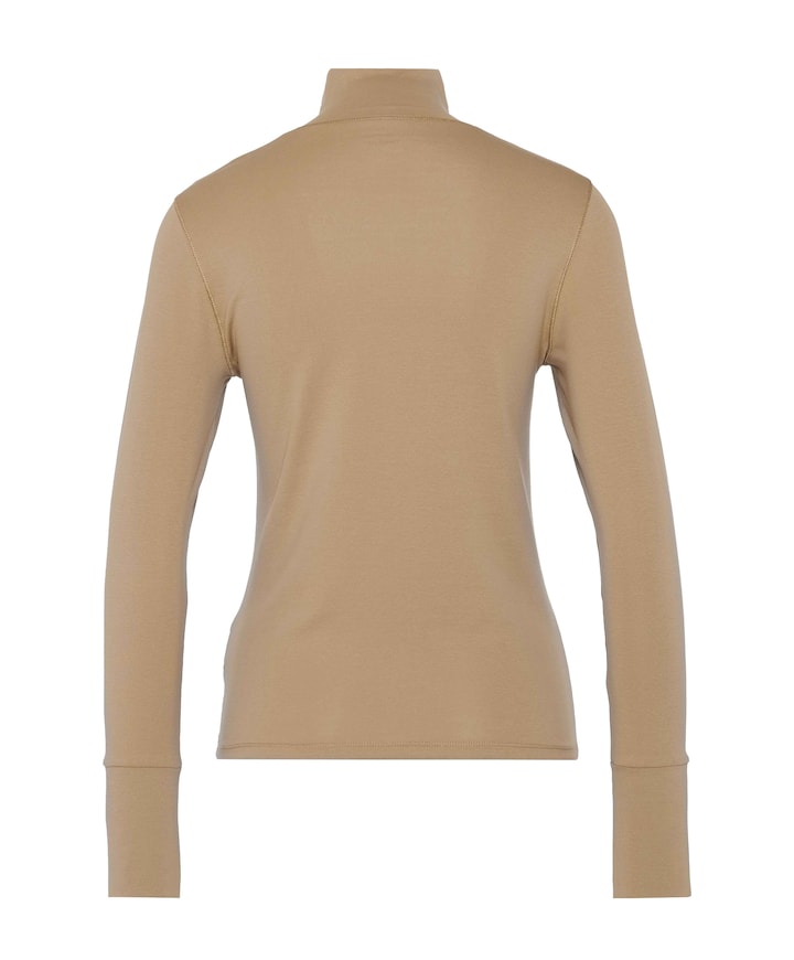 Dames longsleeve beige