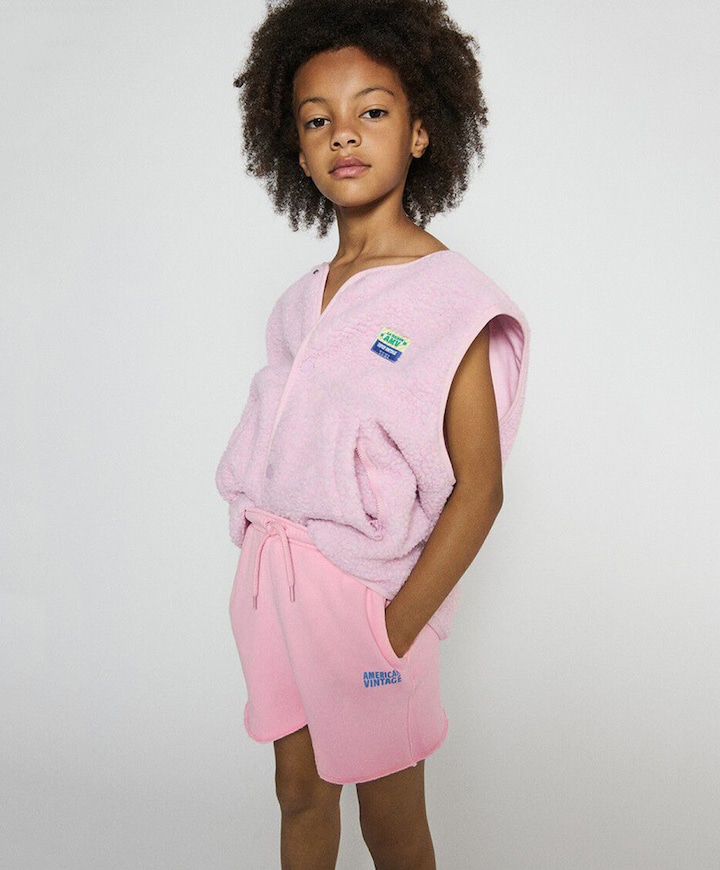 Izubird uniseks korte broek roze