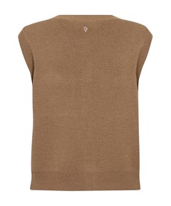 Dames gilet bruin