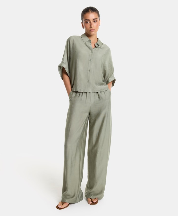 Dames blouse groen