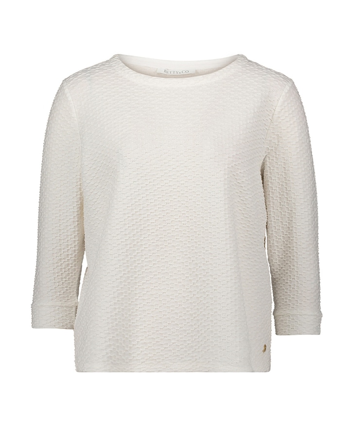 Dames longsleeve ecru