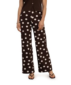 Lexie dot dames broek bruin