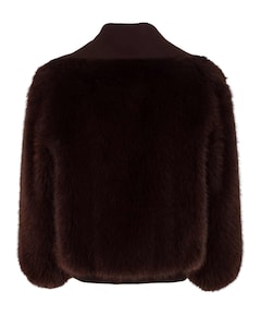 Dames jas bruin