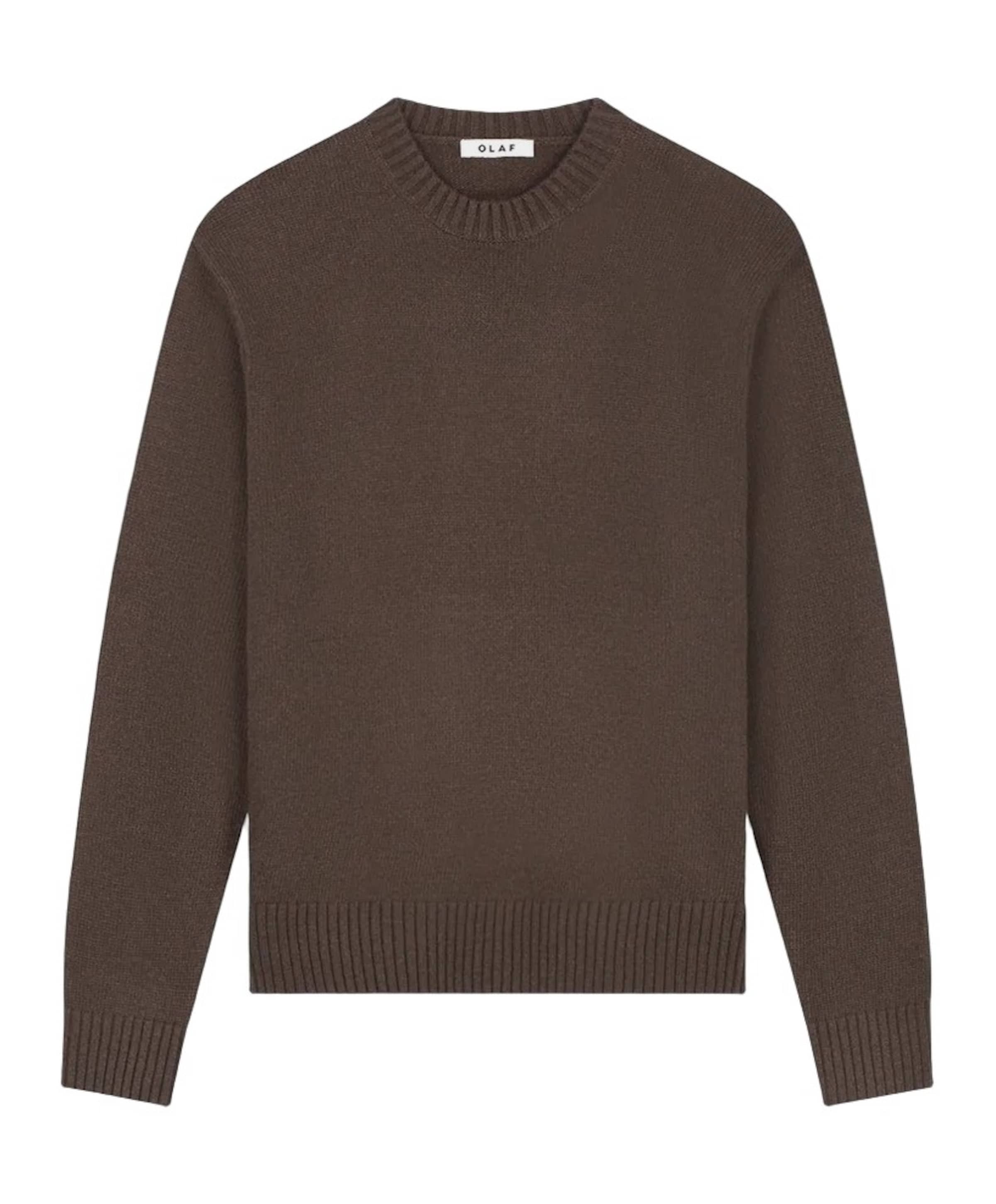 Heren sweater bruin