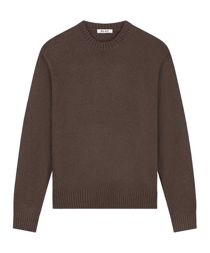 Heren sweater bruin