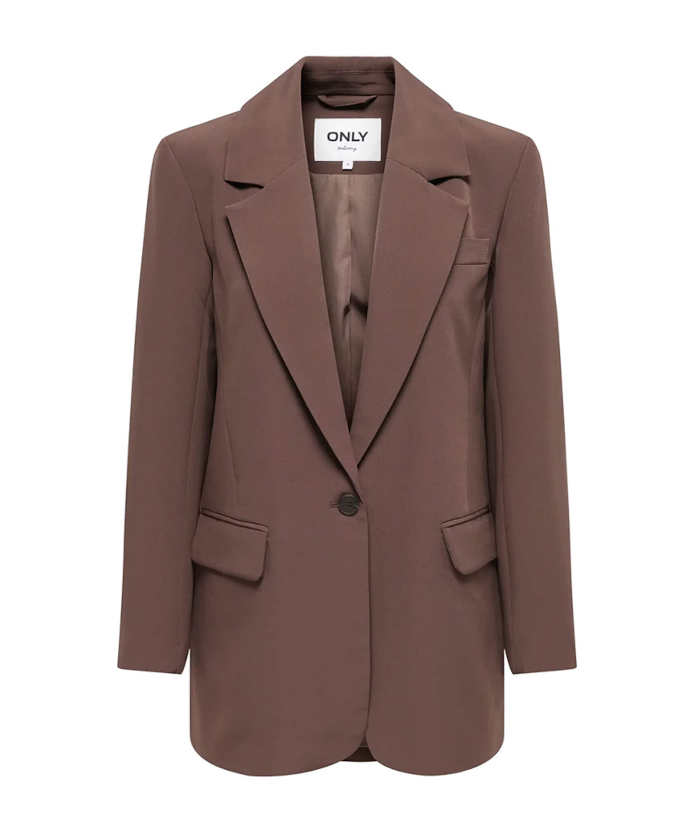 Dames blazer bruin