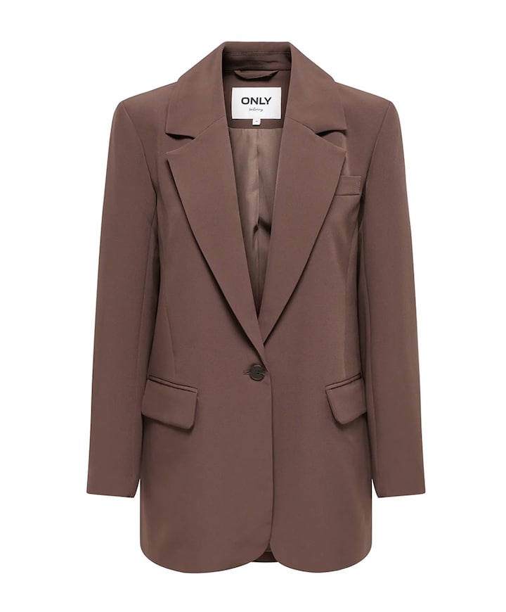 Dames blazer bruin