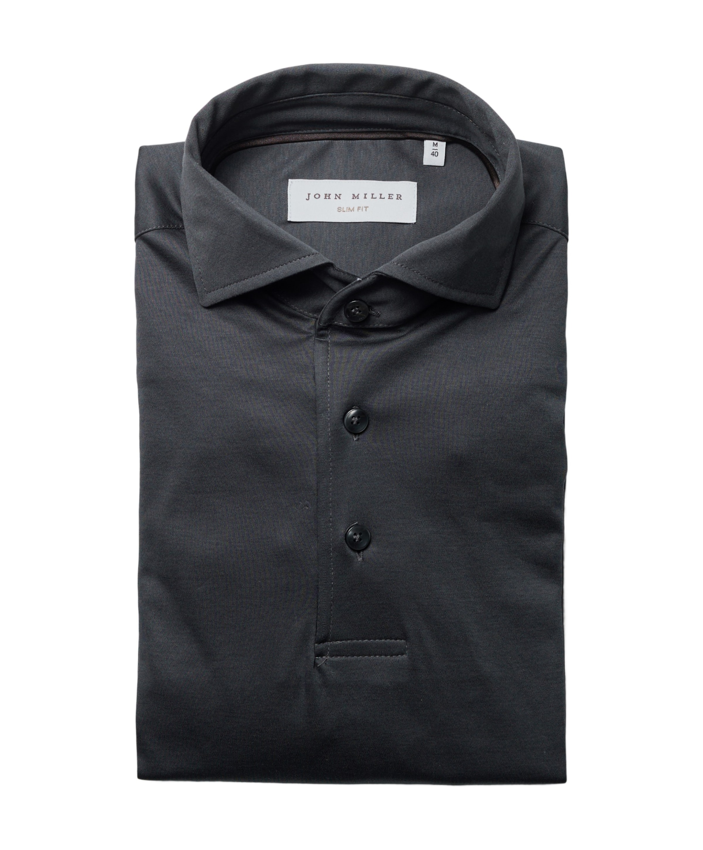 Heren polo grijs